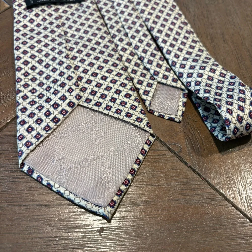 Christian Dior Vintage And Luxurious Tie Geometric Pattern - Picture 5 of 9